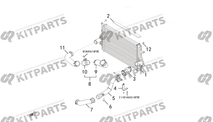 Интеркулер 4C20 Haval H6