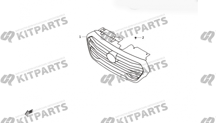 Решётка радиатора Haval Wingle 7