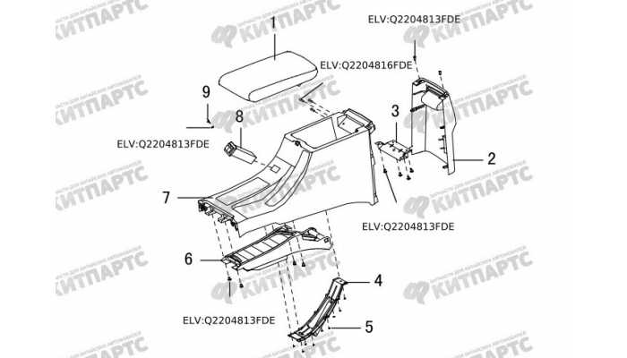 Подлокотник Great Wall Hover H3